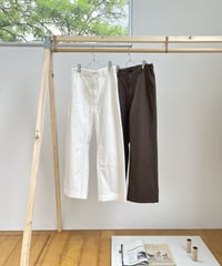 cotton nylon rip work pants (2color)