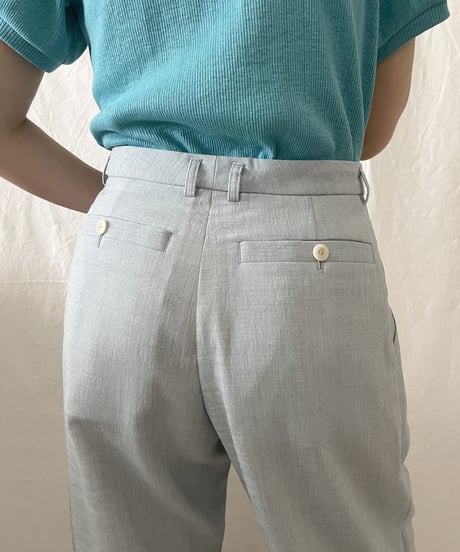 1 tuck wide straight pants（2colors）