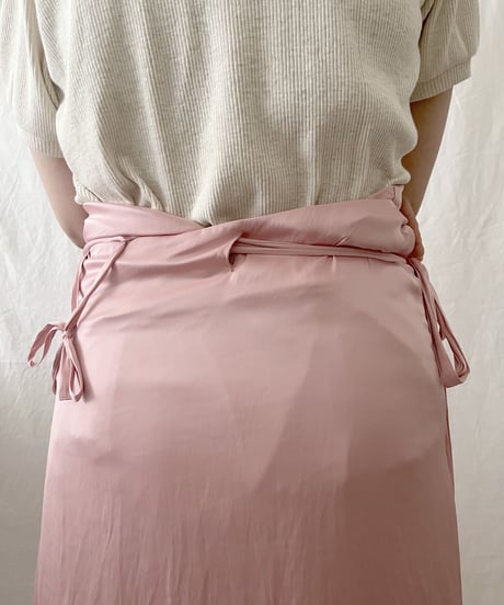 kassen one shoulder wrapped skirt（2colors）