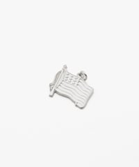 USA Flag Charm / Wells Sterling Silver