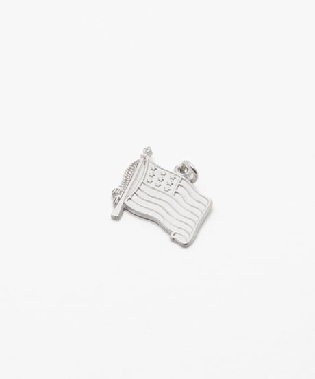 USA Flag Charm / Wells Sterling Silver