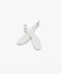 Feather Charm Small / Wells Sterling Silver