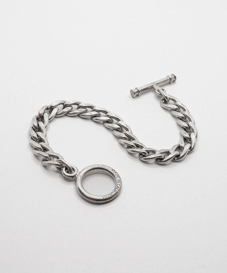 T-bar.Cuban Bracelet ( コマ中 ) / MADE IN CALIFOR