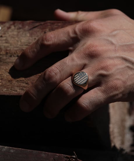 8K Flag Ring / MADE IN CALIFORNIA