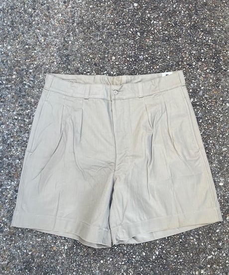 French Army / 60's Cotton Short Pants