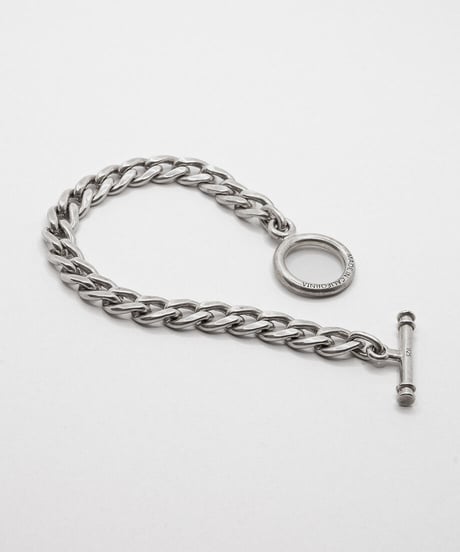 T-bar.Cuban Bracelet  ( コマ中 ) / MADE IN CALIFORNIA