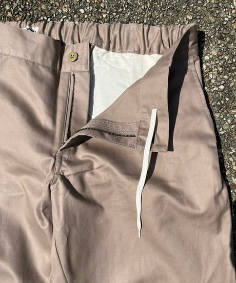 TONNY PANTS / 二重織サテン　パンツ