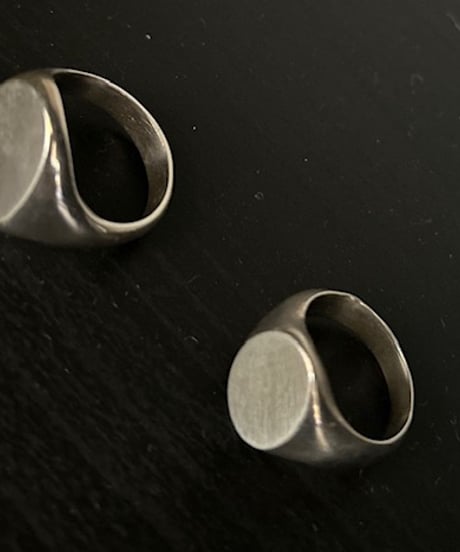 SIGNET RING , Tumble  / MADE IN CALIFORNIA