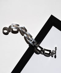 Flame Art Bracelet / Wells Stering silver