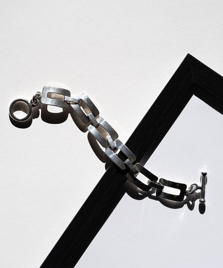Flame Art Bracelet / Wells Stering silver