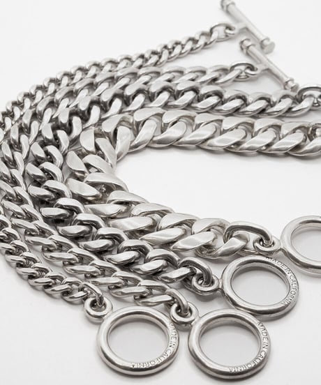 T-bar.Cuban Bracelet  ( コマ中 ) / MADE IN CALIFORNIA
