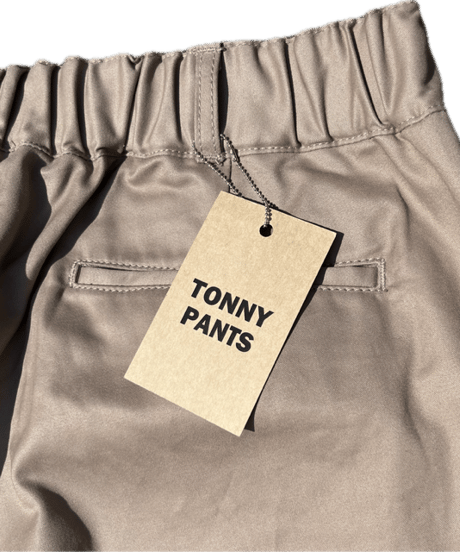 TONNY PANTS / 二重織サテン　パンツ