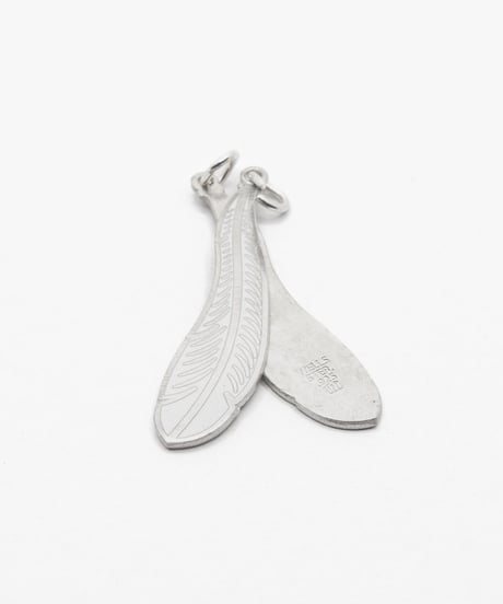 Feather Charm Medium / Wells Sterling Silver