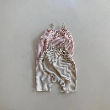 サマーストライプサロペット(3017)