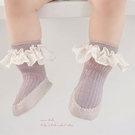 バレエシューズ風フリルソックス(2111)
