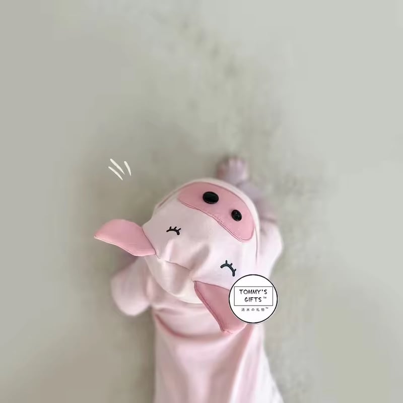 ぶたさん半袖ロンパース(3207) | こどもふく moco kids