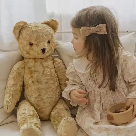 kids black/beigeフローラルフロントレースワンピース(1722)