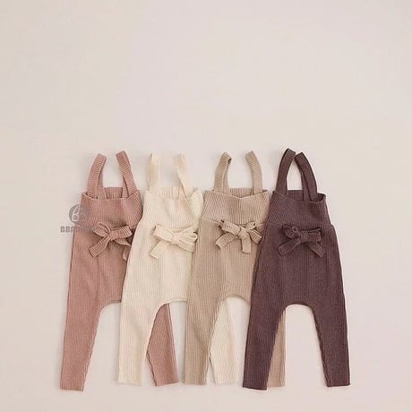 4color  サス付きフロント結びリブパンツ(2289)