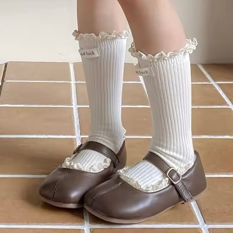 3color フリル付きパンプス(1089)
