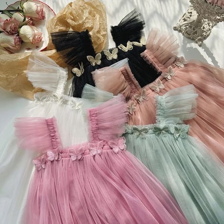 5color five butterfly チュールドレス(591)