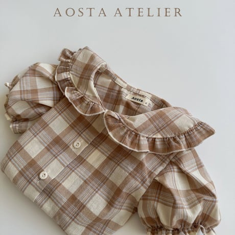 即納【Aosta】Lina blouse(2996)