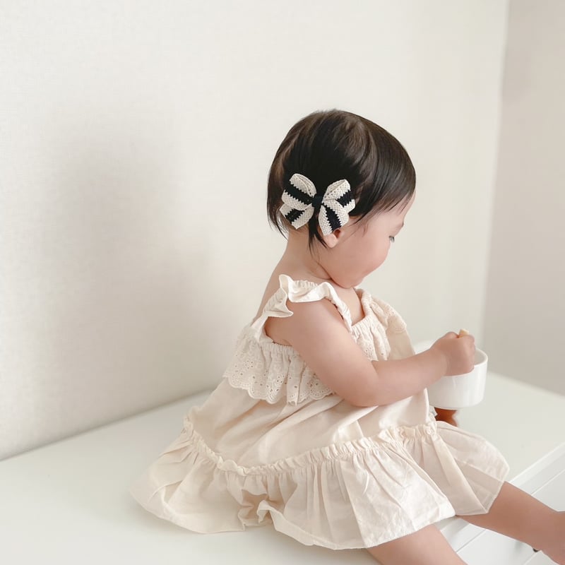 コットンレースキャミワンピセットアップ(4052) | こどもふく🧸mocokids