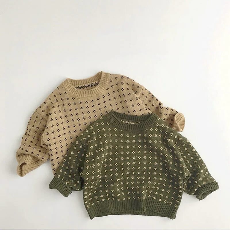 2color レトロニットセーター(3338) | こどもふく moco kids 2color レトロニットセーター(3338) | こどもふく moco kids