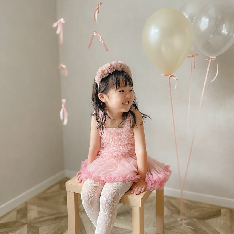 pinkチュチュチュールバレリーナドレス(1536) | こどもふく moco kids