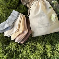 即納【monbebe】Spring cotton sock set(mo1)