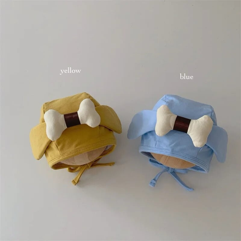 6color 骨つきわんちゃんボンネット(395) | こどもふく🧸mocokids