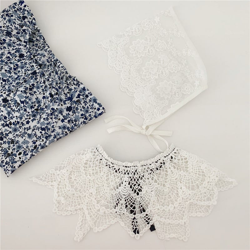 レースボンネットスタイ付き花柄ロンパース(798) | こどもふく🧸mocokids レースボンネットスタイ付き花柄ロンパース(798) | こどもふく🧸mocokids