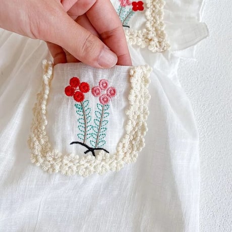 フラワーガーデン刺繍ワンピース(1761)