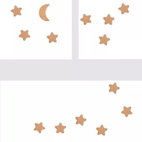 wood 星月フック(202)
