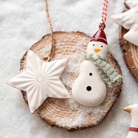 Xmas ornament雪だるま(421)