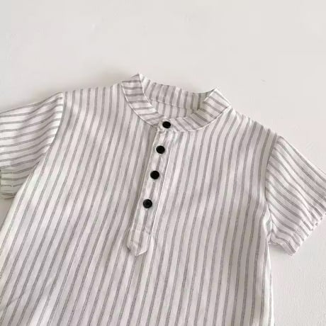 boy&girl ストライプサマーセットアップorワンピース(1313)