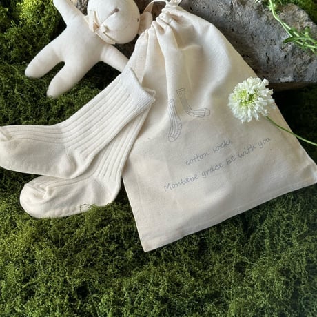 即納【monbebe】Spring cotton sock set(mo1)
