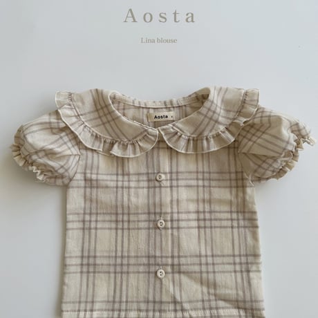 即納【Aosta】Lina blouse(2996)