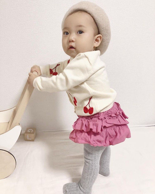 さくらんぼ刺繍カーディガン(255) | こどもふく moco kids さくらんぼ刺繍カーディガン(255) | こどもふく moco kids