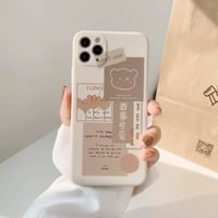 レトロチョコレートくまiPhoneケース(1625)