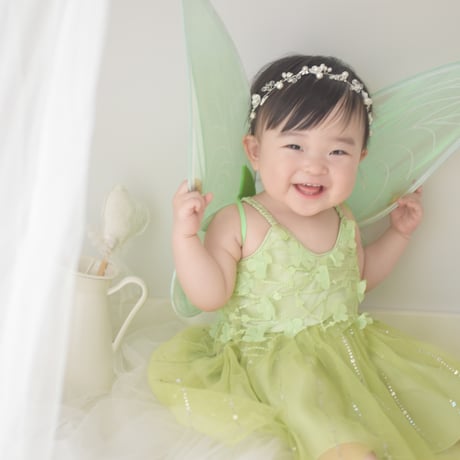 green fairy wingドレス(590)