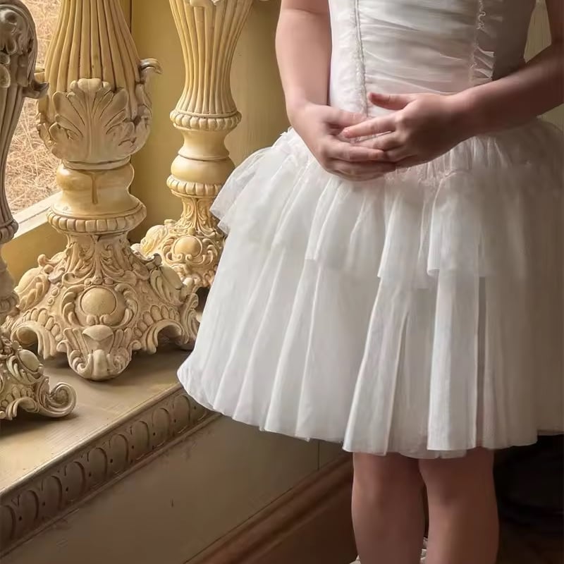 kids ホワイトバレリーナドレス(1579) | こどもふく moco kids