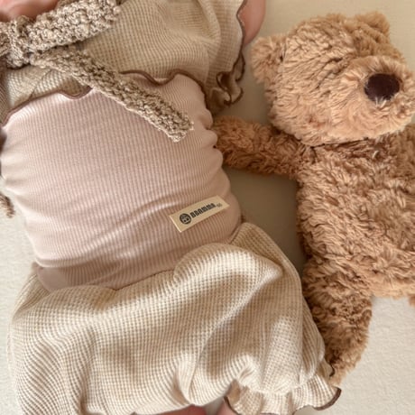 new bornワッフルセットアップ(1340)