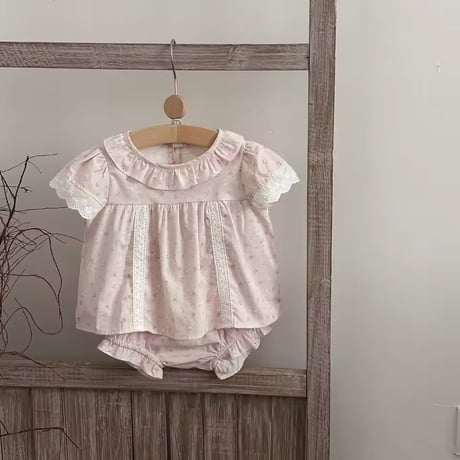 baby pinkラビットガーリーセットアップ(2199)
