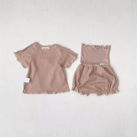 new bornワッフルセットアップ(1340)