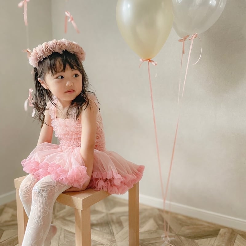 pinkチュチュチュールバレリーナドレス(1536) | こどもふく🧸mocokids