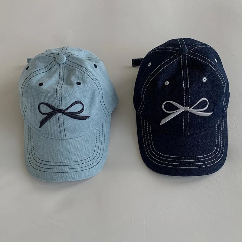 mama リボンステッチキャップ(582) | こどもふく moco kids