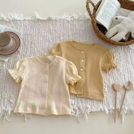 lemon/beige メローアイレットセットアップ(1153)
