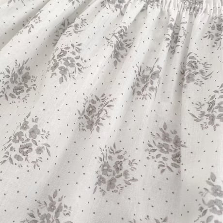 姉妹お揃いフラワーソフトカラーシャーリングワンピースorロンパース(1469)