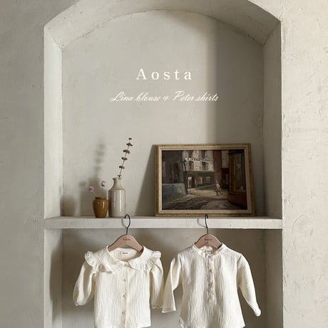 即納【Aosta】Lina blouse (a47)