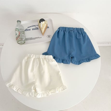 hem frill ショートパンツ(3173)